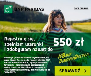Promocja Bonus na wiosnę z nagrodami do 550zł